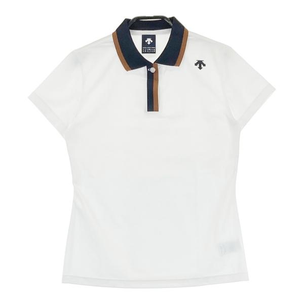 DESCENTE GOLF デサントゴルフ 2025年モデル 半袖ポロシャツ ホワイト