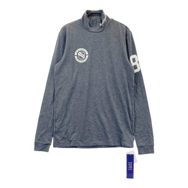 新品】PEARLY GATES パーリーゲイツ ハイネック 長袖Tシャツ グレー系