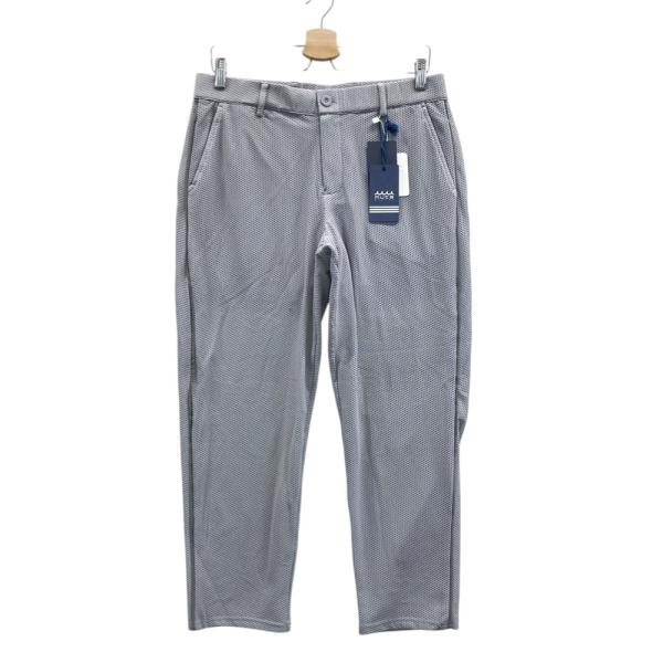 新品　muta marine ムータ　メッシュ　パンツ　グレー　L ゴルフ 新品】MUTA MARINE ムータマリン メッシュ ロングパンツ グレー系 L