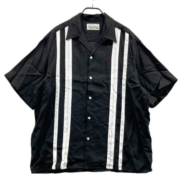 WACKO MARIA ワコマリア TWO-TONE 50's 半袖シャツ ブラック系 XL