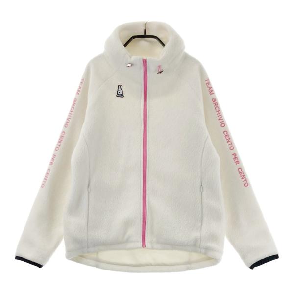 【未使用 タグ付】archivio アルチビオ 白 中綿 ジャケット ARCHIVIO アルチビオ フリースジャケット ホワイト系 38 ゴルフウェア