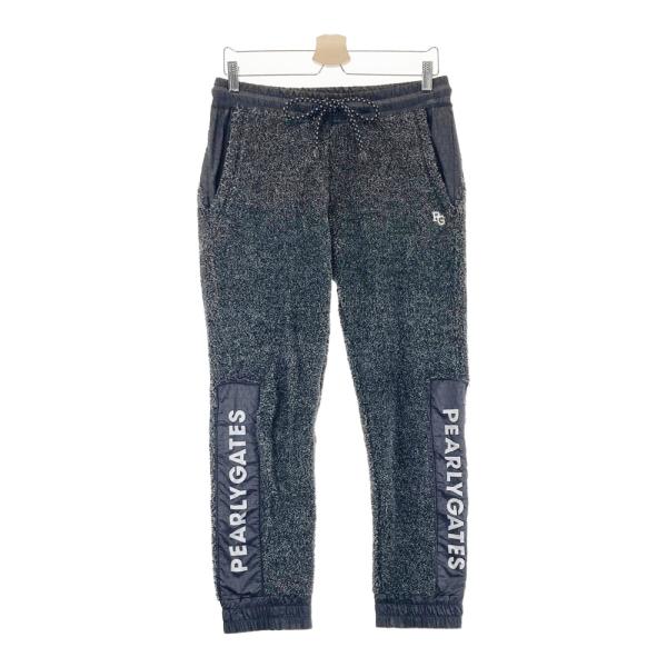 PEARLY GATES パーリーゲイツ ギンガム 秋冬 AW パンツ ポリエステル グレー メンズ 5(L) ゴルフウェア【古着】【中古】 PEARLY GATES パーリーゲイツ ボア ジョガーパンツ グレー系 4 ゴルフ