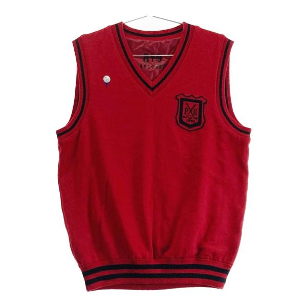 PEARLY GATES パーリーゲイツ リバーシブル ニットベスト レッド系 6