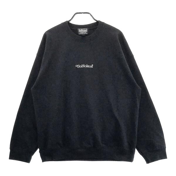 Golfickers ゴルフィッカーズ 裏起毛 スウェットトレーナー ブラック系