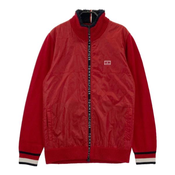 【美品‼️】トミーヒルフィガー　ゴルフ フリースジャケット　ボアジャケット　LL TOMMY HILFIGER GOLF トミー ヒルフィガーゴルフ ネックボア