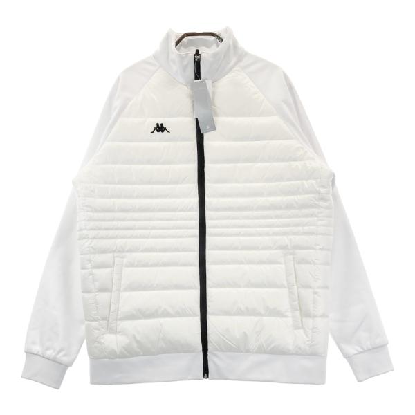 新品】KAPPA GOLF カッパゴルフ 中綿 ジップジャケット ホワイト系 L