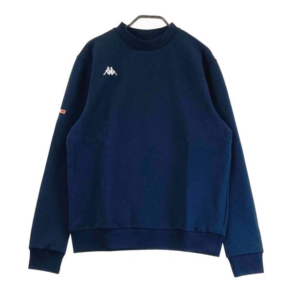 【新品】KAPPA GOLF カッパゴルフ 2025年モデル ダンボールニット スウェットトレーナー  ネイビー系 M ゴルフウェア メンズ
