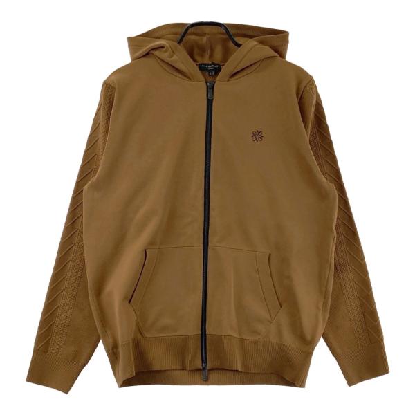 美品】ST ANDREWS セントアンドリュース ニット パーカー ベージュ系 L