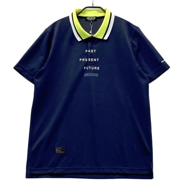 archivio（アルチビオ） 【新品】ARCHIVIO 半袖ポロシャツ ネイビー系