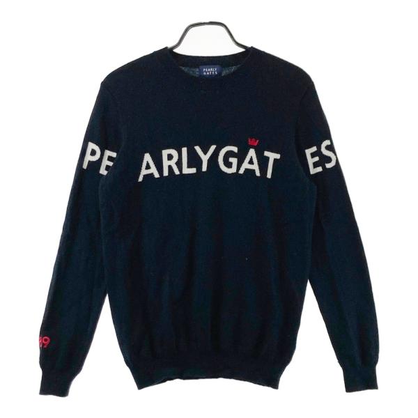 PEARLY GATES パーリーゲイツ カシミヤ ニット セーター ブラック系 4 