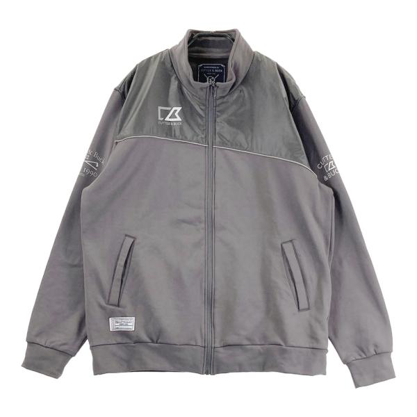 CUTTER&amp;BUCK カッターアンドバック 裏起毛 ジップジャケット ブラウン系 LL ゴルフウェア メンズ