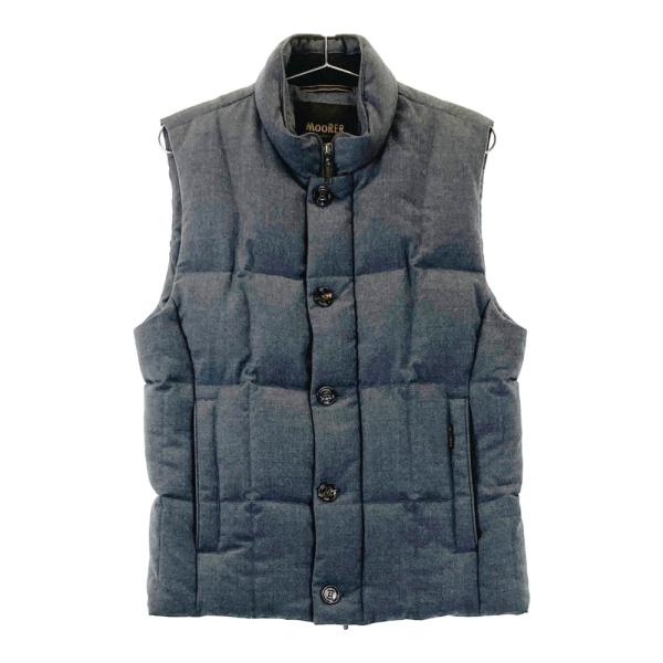 MOORER MANTEGNA-L ダウンベストウール カシミヤ MOORER ムーレー MANTEGNA-L ダウンベスト グレー系 46 メンズ