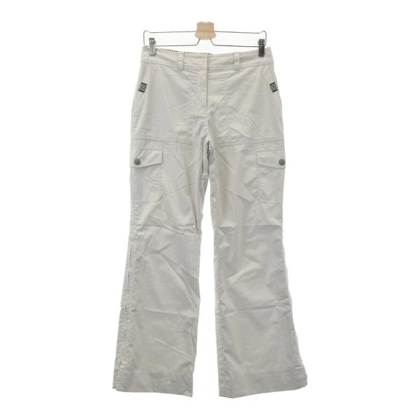 LANVIN SPORT ランバン スポール  裏メッシュ ナイロンパンツ  グレー系 40 ゴルフウェア レディース