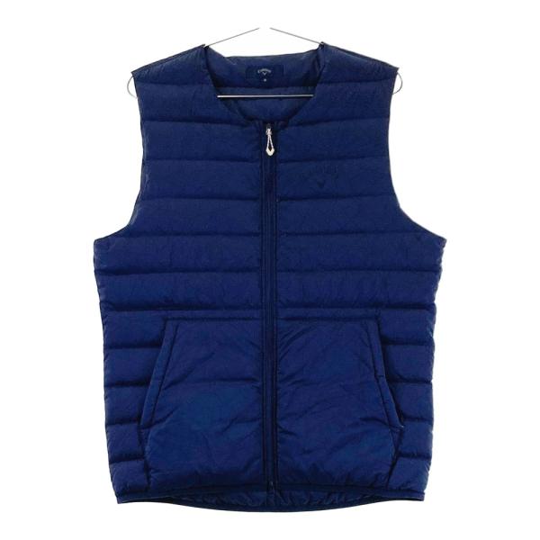 CALLAWAY キャロウェイ ダウン ジップベスト ネイビー系 M ゴルフ