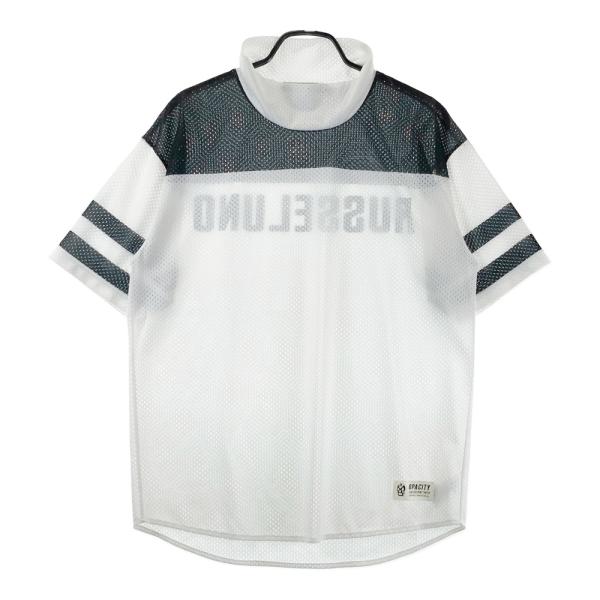 RUSSELUNO ラッセルノ メッシュ ハイネック 半袖Tシャツ ホワイト系 4