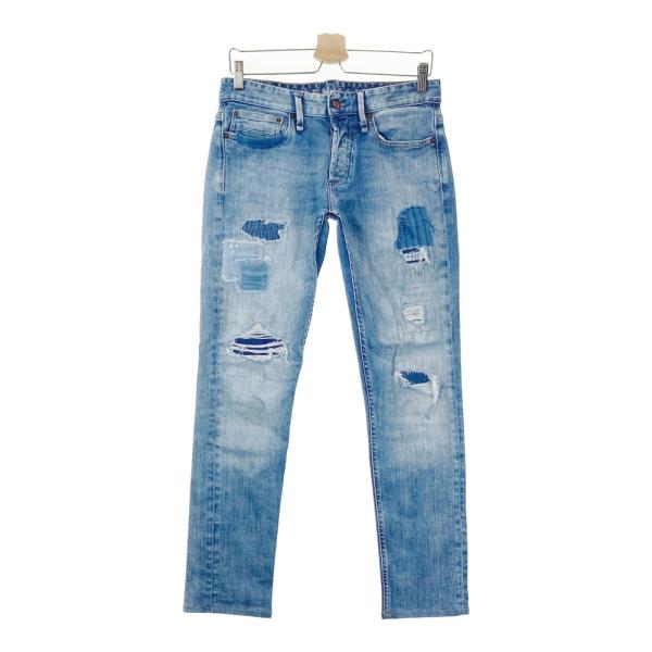 DENHAM デンハム 27180-3-11010 デニムパンツ リペア加工 RAZOR ブルー