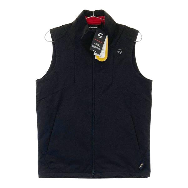 【新品】TAYLOR MADE テーラーメイド 2023年 ジップベスト CORDURA  ブラック系 S ゴルフウェア メンズ