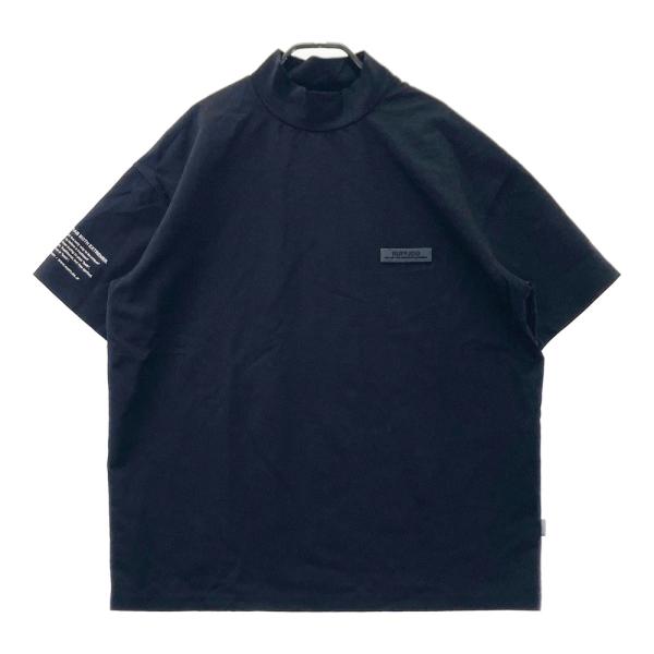 RUFFLOG（ラフロッグ） SQUARE RG LOGO モックネック 半袖Tシャツ