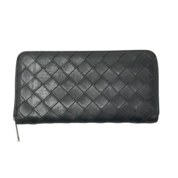 Bottega Veneta黒 レザー 編み込み 長財布 BOTTEGA VENETA 黒 レザー 編み込み 長財布 - メルカリ
