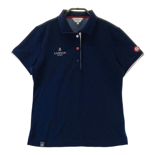 LANVIN SPORT ランバン スポール 半袖ポロシャツ ネイビー系 38 ゴルフ
