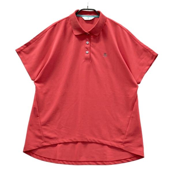 ゴジラ MUNSING WEAR 半袖 ポロシャツ　LL MUNSING WEAR マンシングウェア 半袖ポロシャツ レッド系 LL ゴルフ