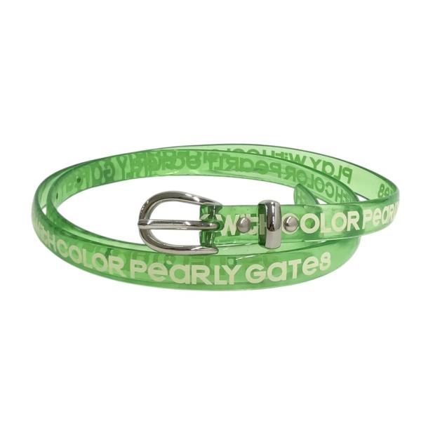新品 未使用 PEARLY GATES トラッドラビット ベルト グリーン PEARLY GATES パーリーゲイツ クリアベルト グリーン系 ゴルフウェア