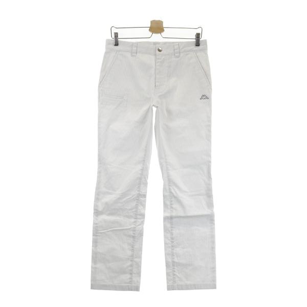 KAPPA GOLF カッパゴルフ  ストレッチパンツ ストライプ柄 グレー系 M ゴルフウェア メンズ