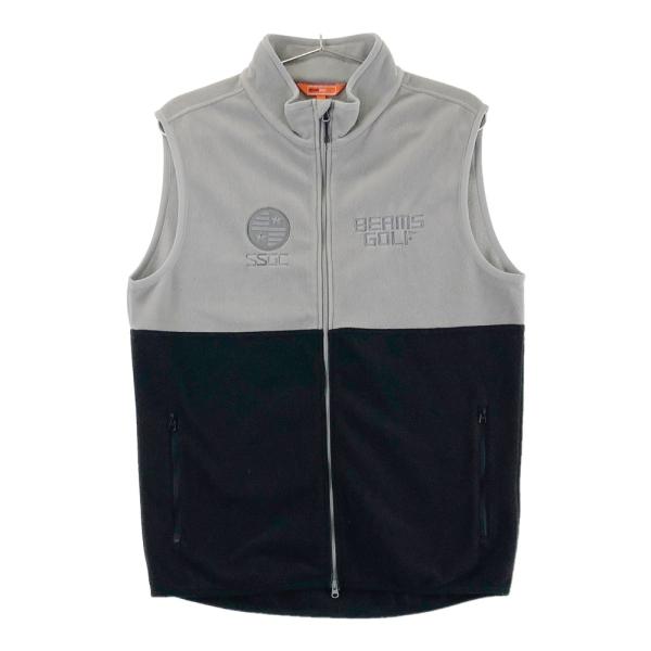 BEAMS GOLF ビームスゴルフ フリース ジップベスト グレー系 M ゴルフ