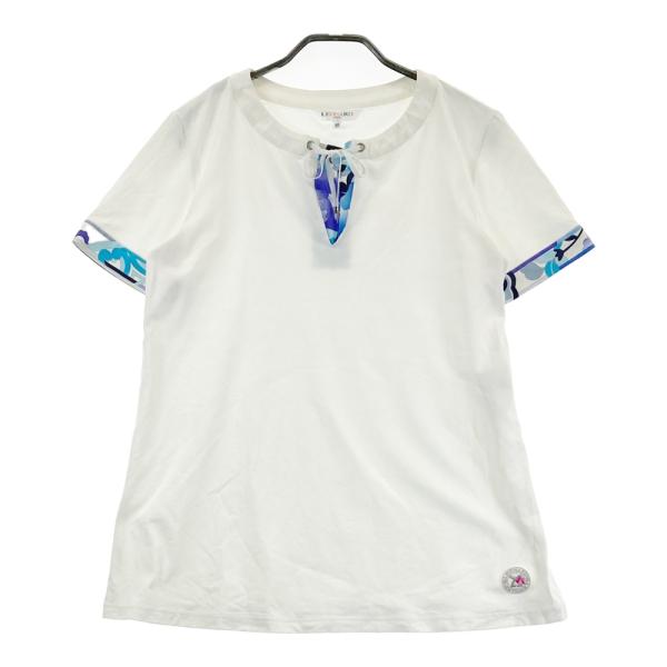 LEONARD SPORT レオナール スポーツ 半袖Tシャツ カットソー ホワイト