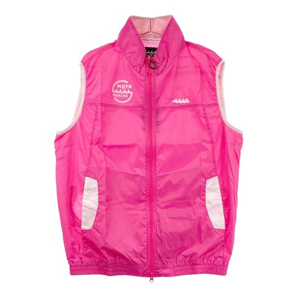新品】MUTA MARINE ムータマリン ナイロン ジップベスト 空調服 ピンク