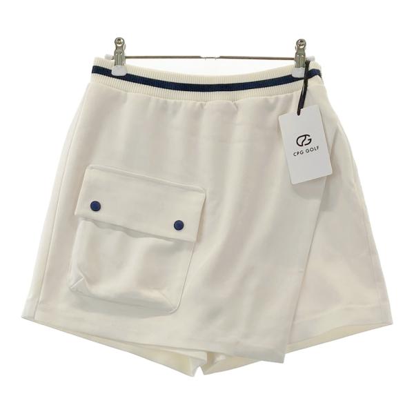 サイズ：2 CPG GOLF シーピージーゴルフ 1206-25221 キュロットスカート  ホワイト系 [240101676259] ゴルフウェア レディース ストスト CPG GOLF 【新品】CPG GOLF シーピージーゴルフ 1206-25221 キュロット