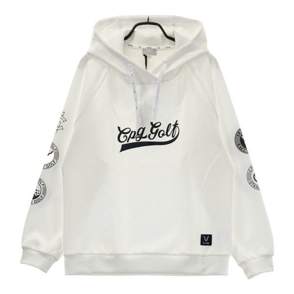サイズ：3 CPG GOLF シーピージーゴルフ 2109-24112 パーカー  ホワイト系 [240101676569] ゴルフウェア メンズ ストスト 新品】CPG GOLF シーピージーゴルフ 2109-24112 パーカー ホワイト系 3