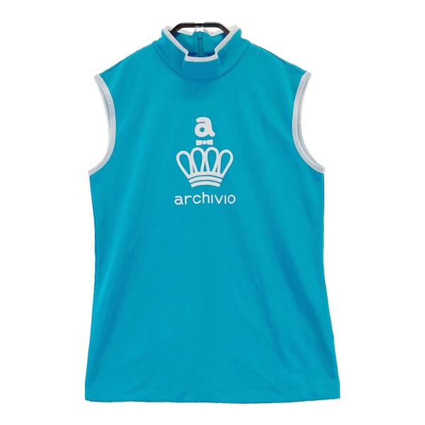 archivio（アルチビオ） モックネック ノースリーブシャツ ブルー系 36
