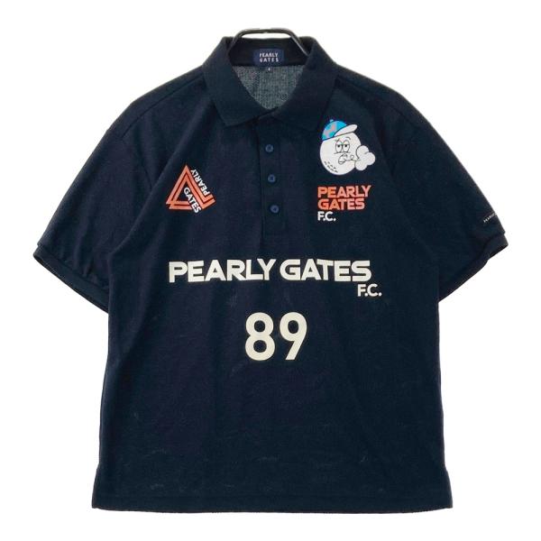 PEARLY GATES パーリーゲイツ 2024年 半袖ポロシャツ ネイビー系 4