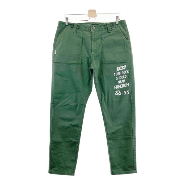【新品未使用】サイズ6 メンズ パンツ ラッセルノ 1806 Russeluno（ラッセルノ） ストレッチパンツ グリーン系 6 ゴルフウェア