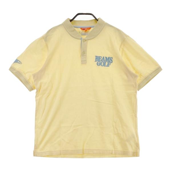 サイズ：L BEAMS GOLF ビームスゴルフ  半袖Tシャツ  イエロー系 [240101681408] ゴルフウェア メンズ ストスト BEAMS GOLF（ビームス ゴルフ） 半袖Tシャツ イエロー系 L ゴルフ