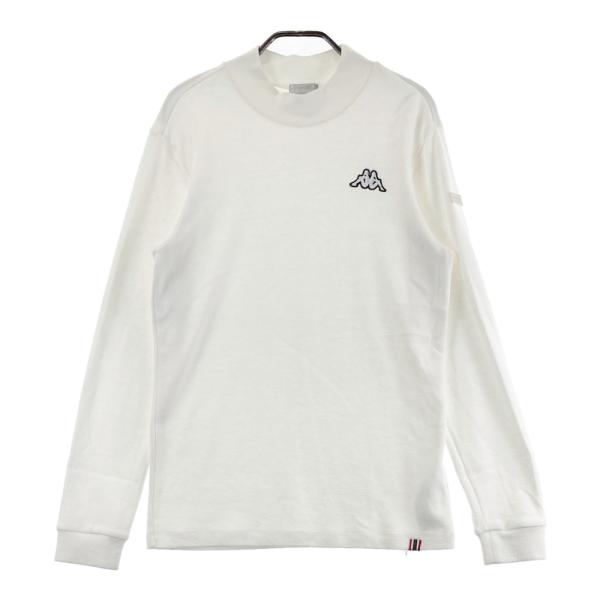 KAPPA GOLF カッパゴルフ  ハイネック長袖Tシャツ 起毛  ホワイト系 M ゴルフウェア メンズ