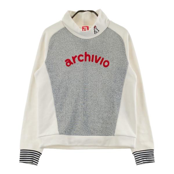 ゴルフ archivio 人気完売商品 アルチビオ モックネックスウェットトップス