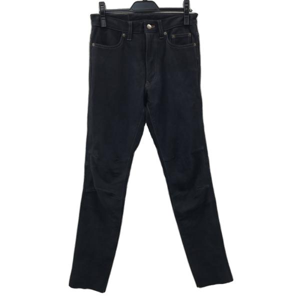 クシタニ　レザーパンツ 33 KUSHITANI クシタニ レザーパンツ EXPLORER ネイビー系 29 バイク
