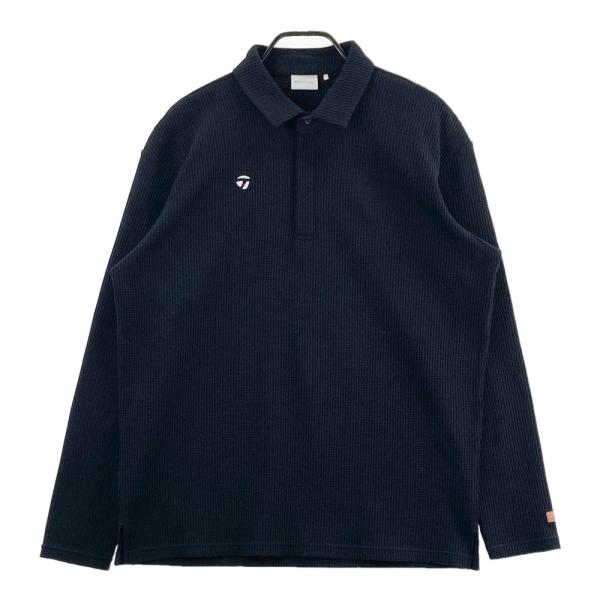 TAYLORMADE × UNITED ARROWS ポロシャツ ブラック L TaylorMade（テーラーメイド） ×UNITED ARROWS 長袖ポロシャツ