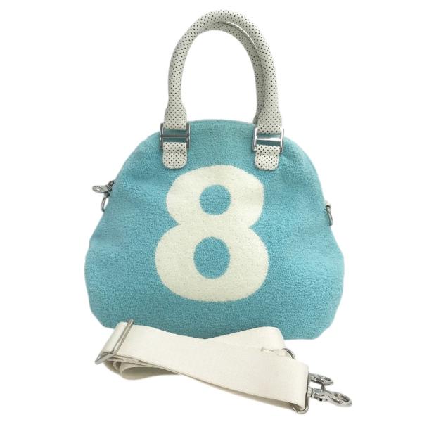 【極美品】ムータ　マリン　2way　ハンドバッグ　ショルダーバッグ　レザー muta MARINE ムータマリン 2way 8 パイル ショルダーバッグ ブルー系