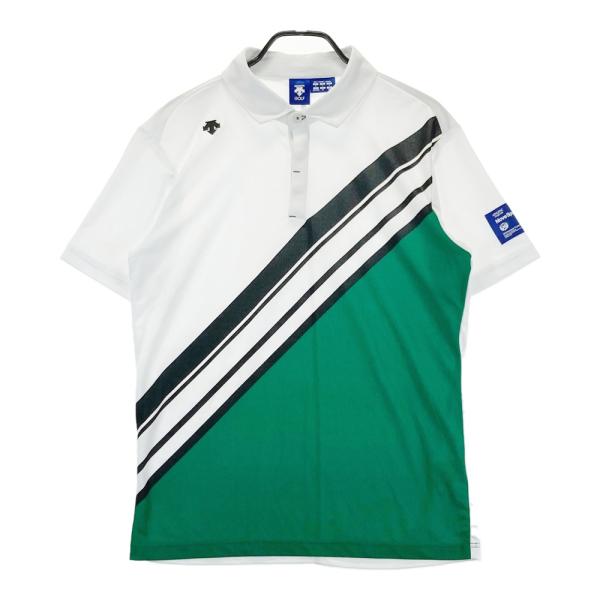 DESCENTE GOLF デサントゴルフ 半袖ポロシャツ MOVE SPORT グリーン系