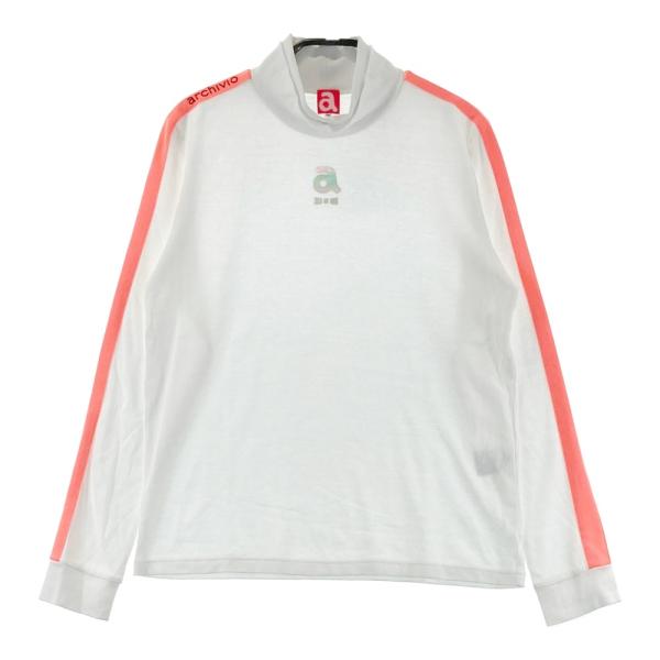 ARCHIVIO アルチビオ ハイネック 長袖Tシャツ ホワイト系 40 ゴルフ