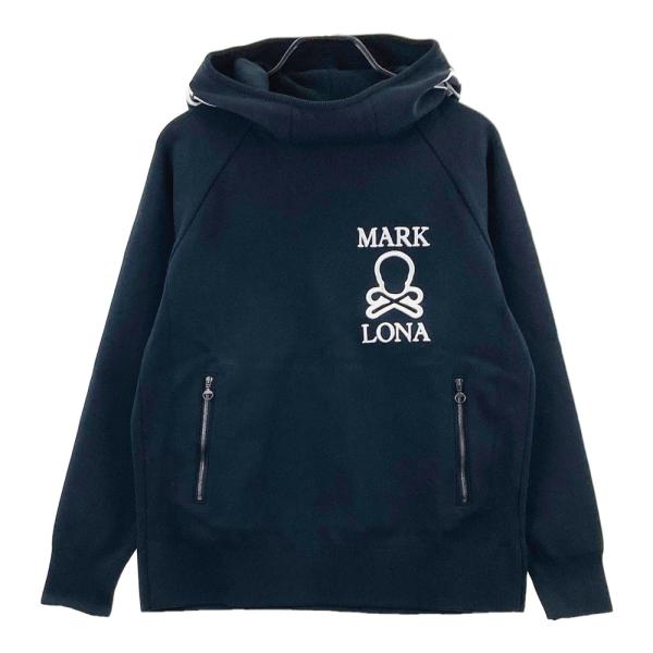 マークアンドロナ　春　薄手ニット　パーカー38 美品】MARK&LONA マークアンドロナ 2024年モデル 長袖ニットパーカー