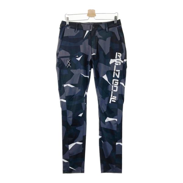 Russeluno（ラッセルノ） RG-2330703 ストレッチパンツ 総柄 ブラック