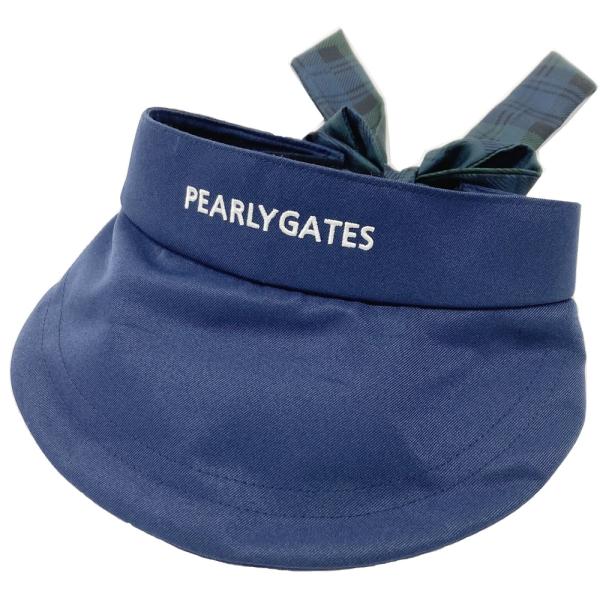 パーリーゲイツ メンズ チェック柄 ジャケット パンツ サンバイザー セット 6 PEARLY GATES（パーリーゲイツ） サンバイザー リボン チェック柄