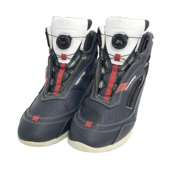 新品未使用 KUSHITANI バイク フローシューズ 26.5 K-4574 KUSHITANI クシタニ K-4574 フローシューズ ネイビー系 26.0 バイク