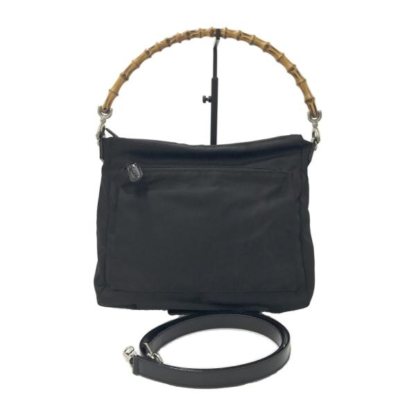 GUCCI グッチ バンブー ワンショルダーバッグ ブラック系 : ブランド 