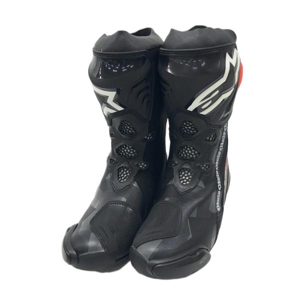 Alpinestars SUPERTECH R レーシングブーツ ブラック 42 美品】alpinestars アルパインスターズ SUPER TECH-R レーシングブーツ