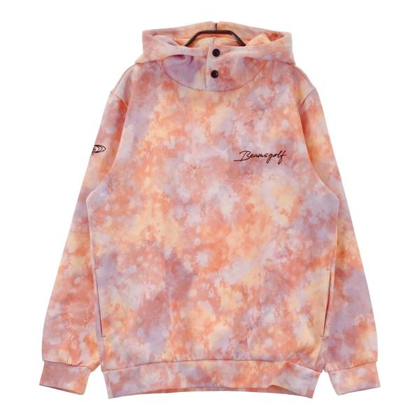 BEAMS GOLF ビームスゴルフ ダンボールニット 長袖パーカー タイダイ柄